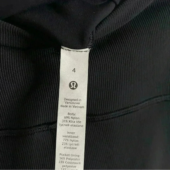 Lululemon Ribbed Contoured HR Short - Picture 5 of 7